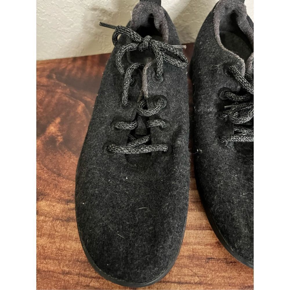 Allbirds Womens Wool Runners Natural Black 10 Black Sole - Picture 2 of 7
